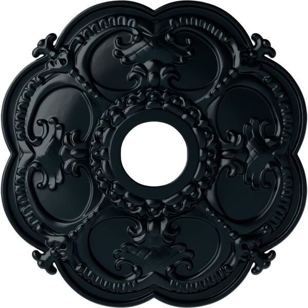 Ekena Millwork Rotherham Ceiling Medallion (Fits Canopies up to 3 1/2"), 18"OD x 3 1/2"ID x 1 1/2"P, Night Shade CM17RONSF - main